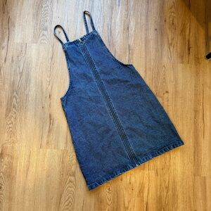 Cotton On Blue Denim Zip Front Dress